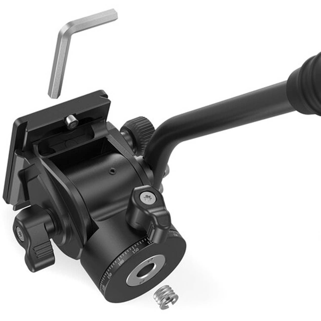 نمای کاربردی سه پایه دوربین اسمال ریگ SmallRig CT180 3760 Video Tripod with Mini Fluid Head