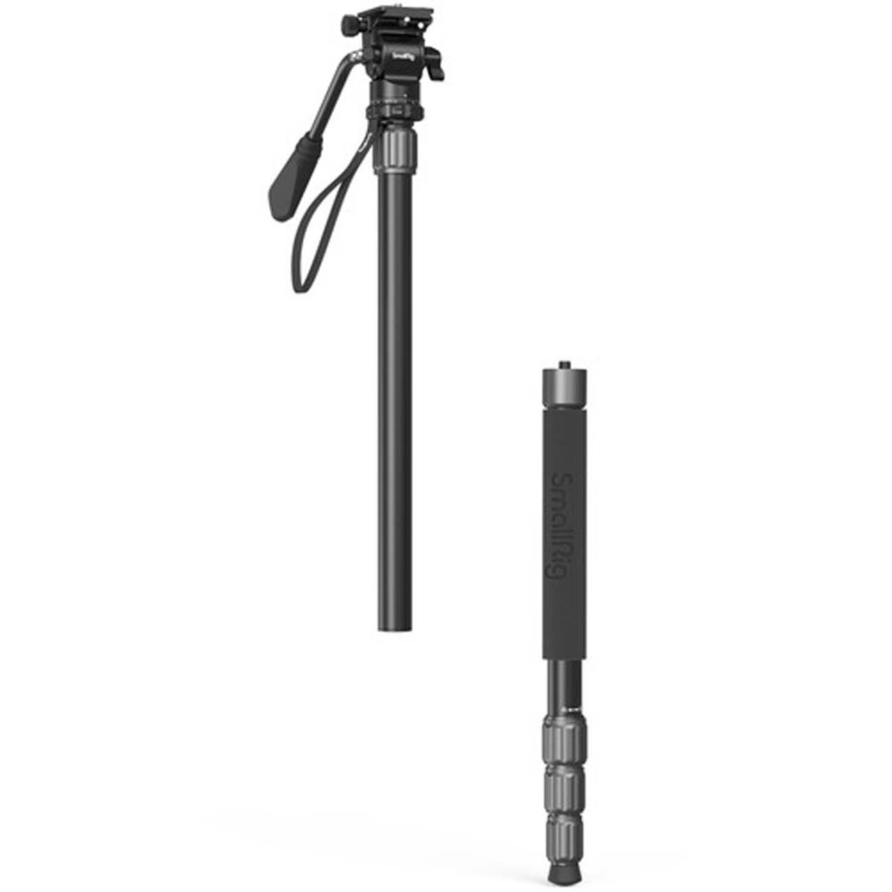 نمای روبه رو از سه پایه دوربین اسمالریگ SmallRig CT180 3760 Video Tripod with Mini Fluid Head