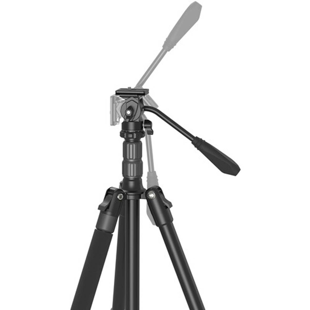 نمای کاربردی سه پایه دوربین عکاسی اسمال ریگ SmallRig CT180 3760 Video Tripod with Mini Fluid Head