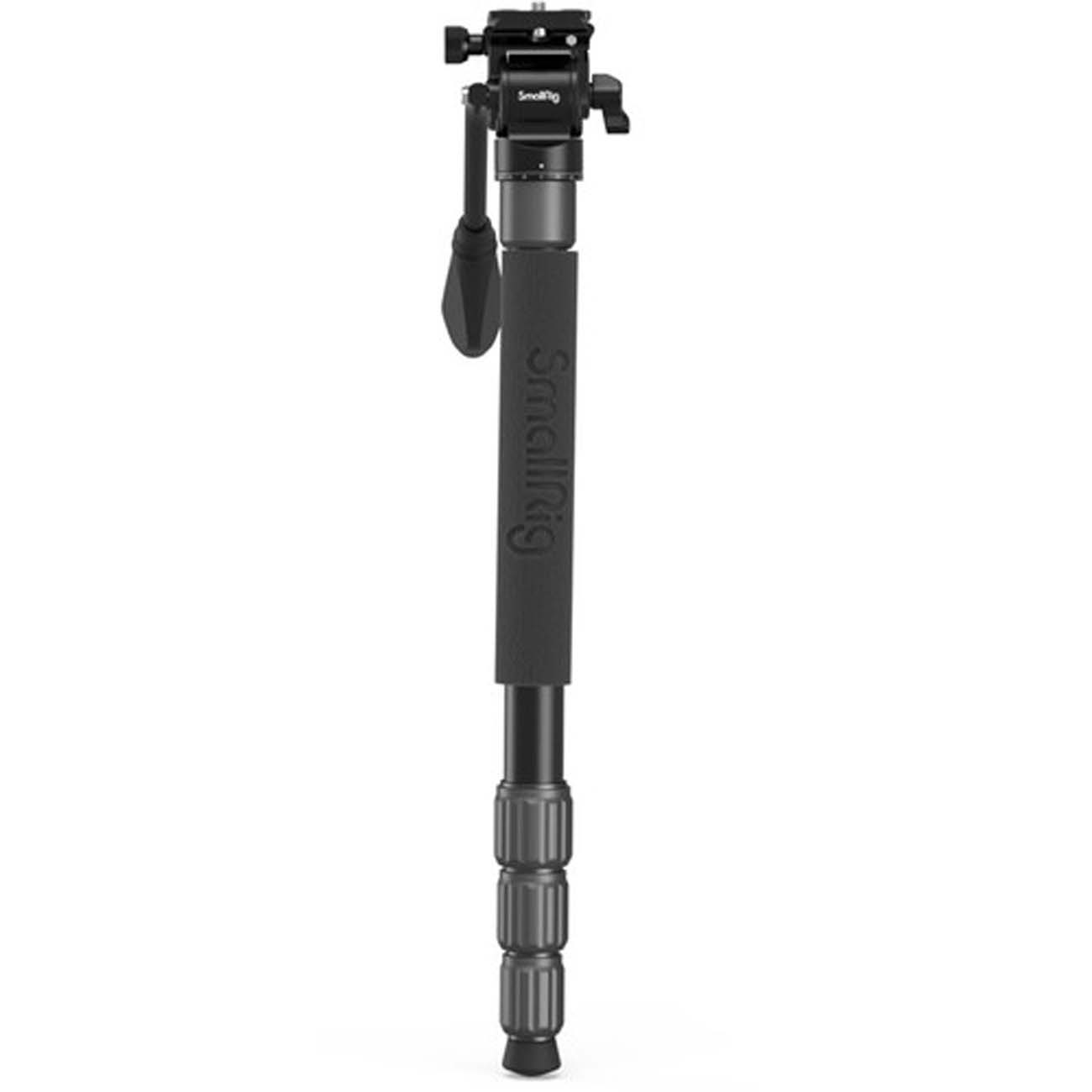 نمای بسته از سه پایه دوربین اسمال ریگ SmallRig CT180 3760 Video Tripod with Mini Fluid Head