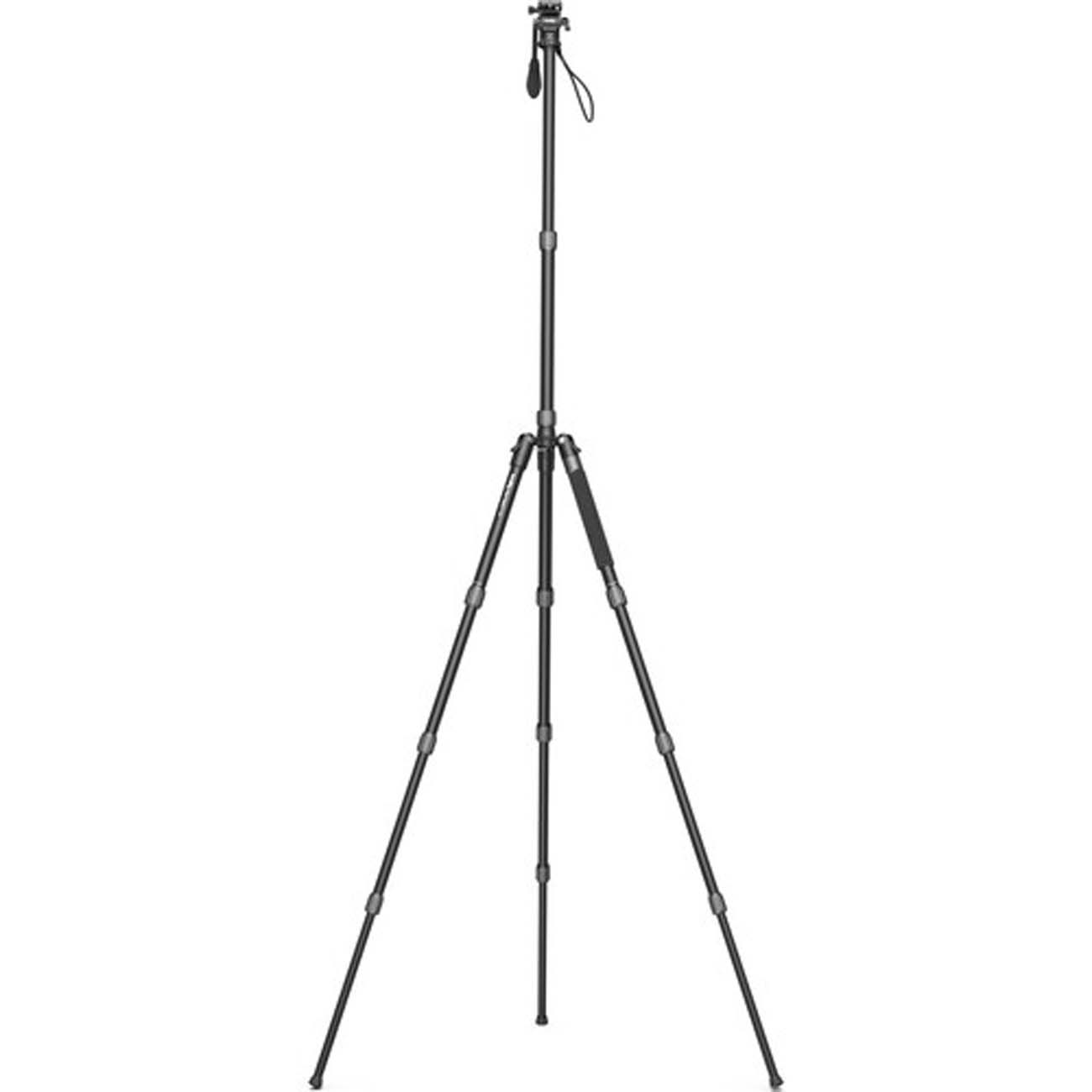 نمای باز شده سه پایه دوربین اسمال ریگ SmallRig CT180 3760 Video Tripod with Mini Fluid Head