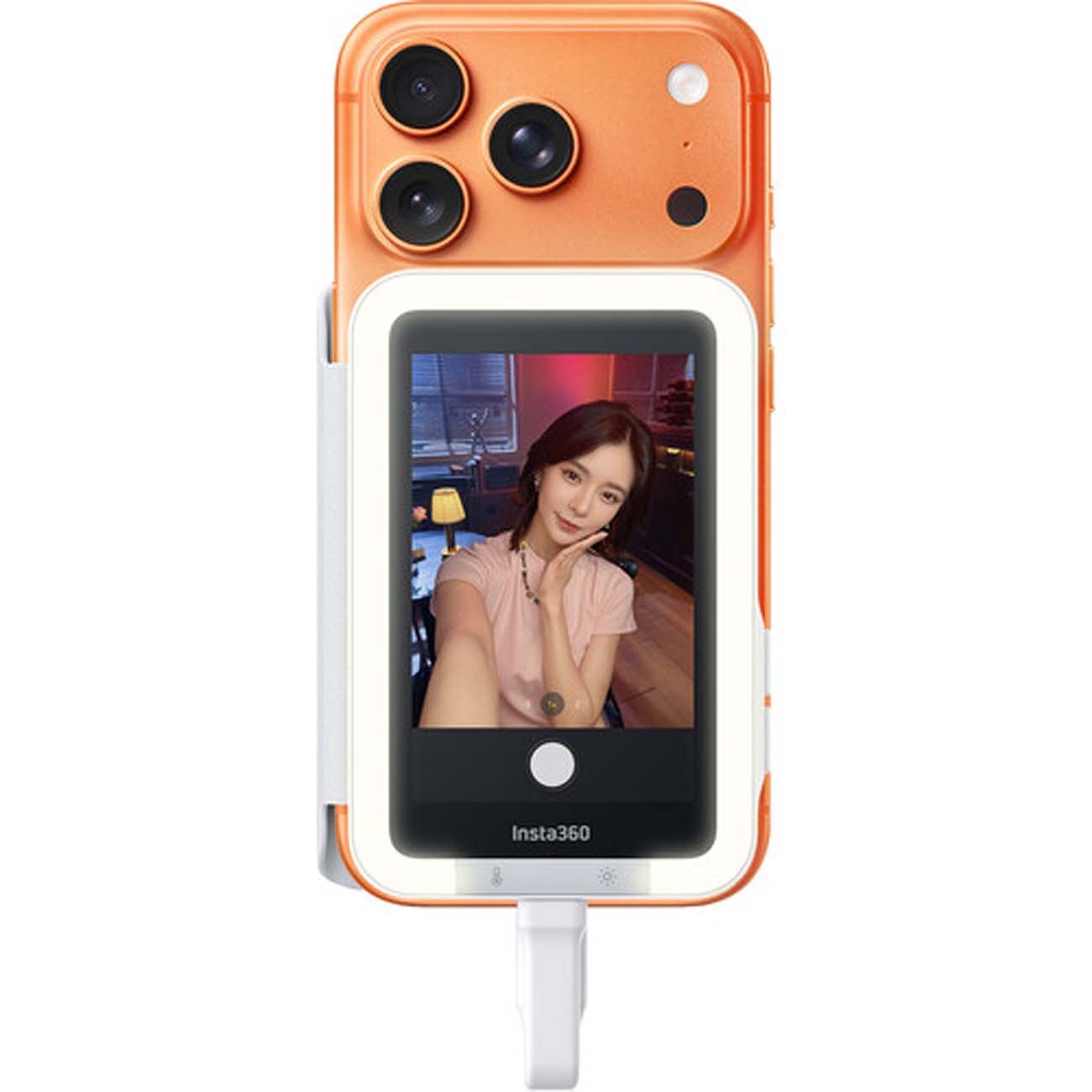 صفحه نمایش سلفی مگنتی Insta360 Snap Selfie Screen with LED Light
