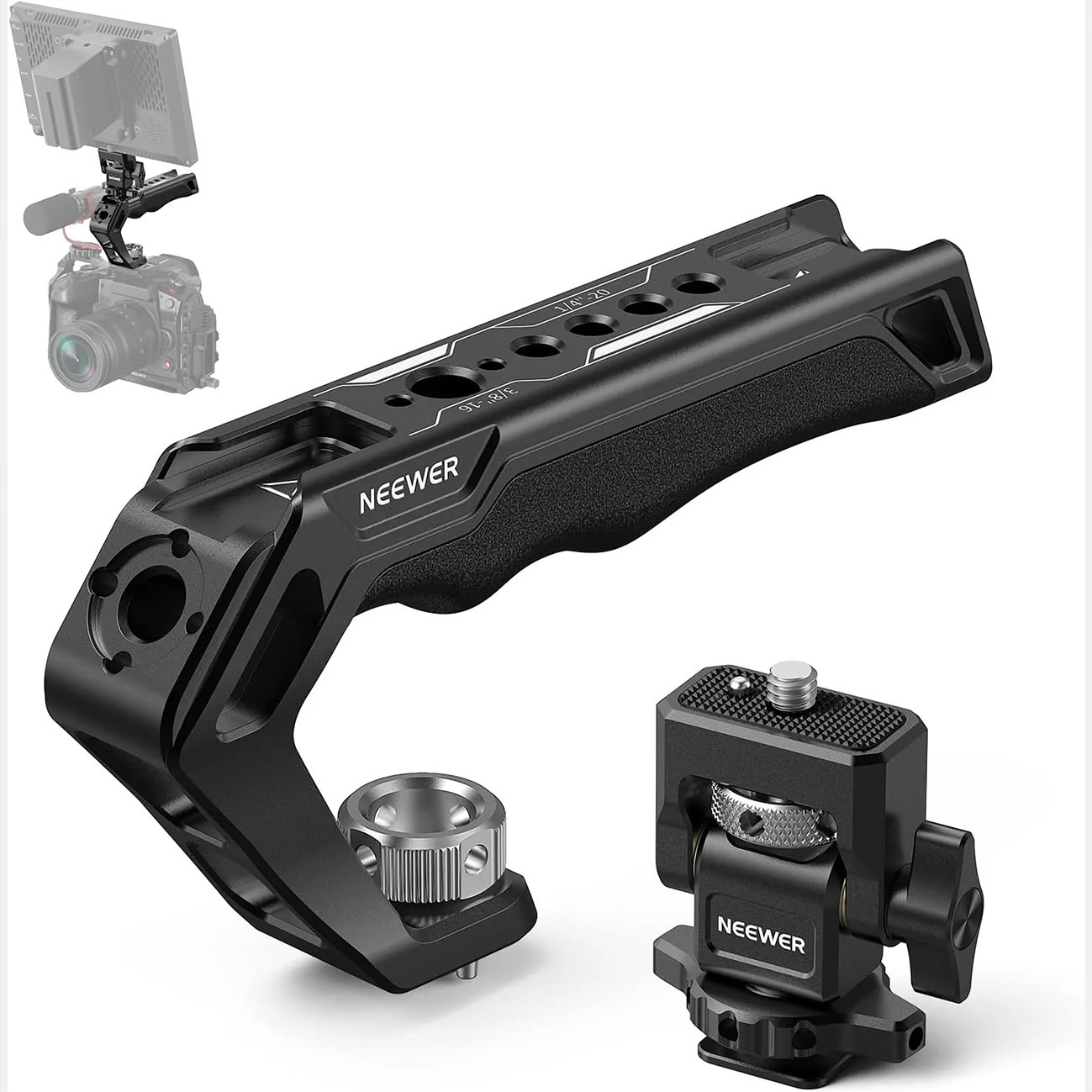 پایه و دسته مانیتور نیور NEEWER CA007 Top Handle and MA006 Monitor Mount