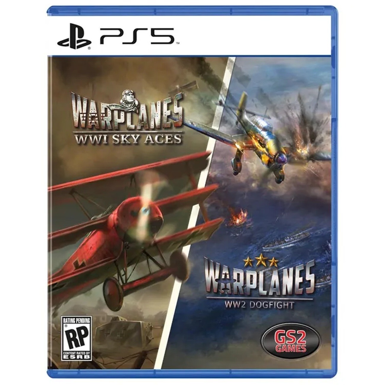بازی پلی استیشن Warplanes WWI Sky Aces + WW2 Dogfight Ps5