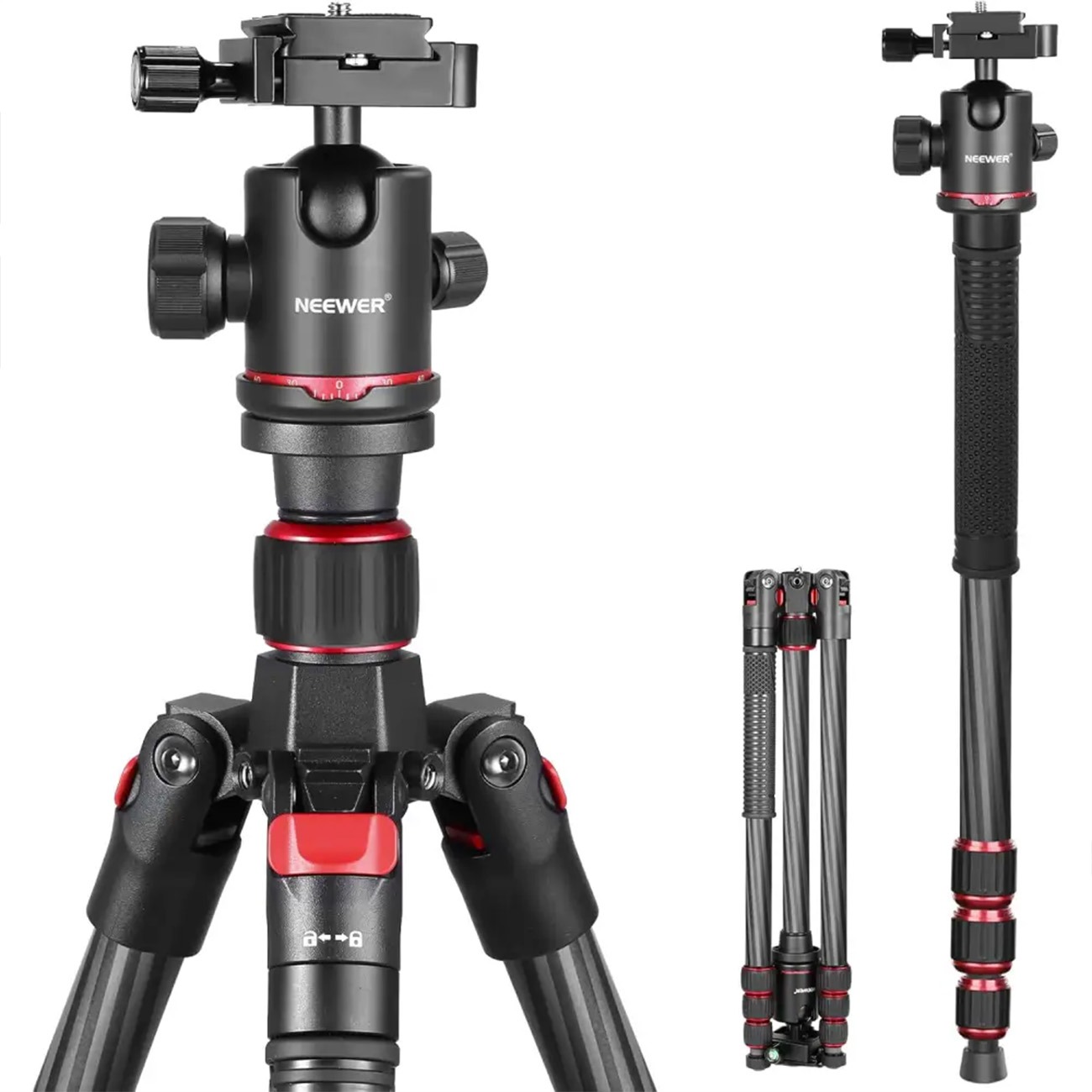 سه پایه دوربین نیور NEEWER N55C Camera Tripod