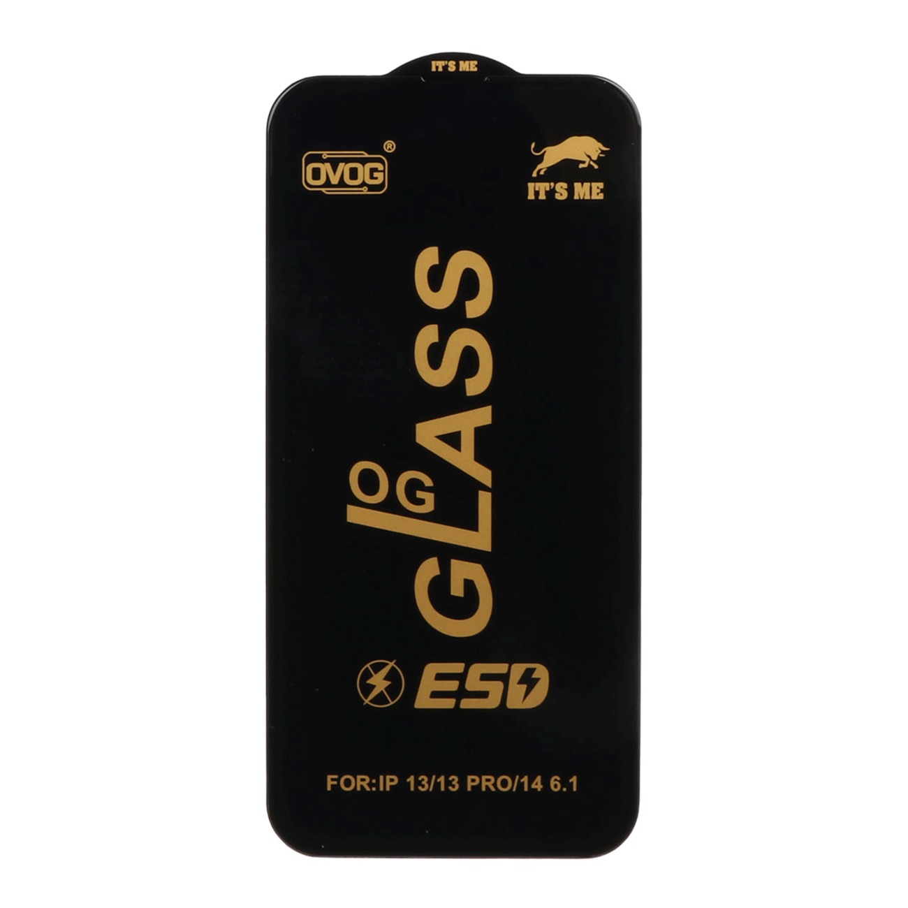 گلس موبایل OVOG OG Glass ESD Full Cover Glass for iPhone 13/ 13 Pro/ 14