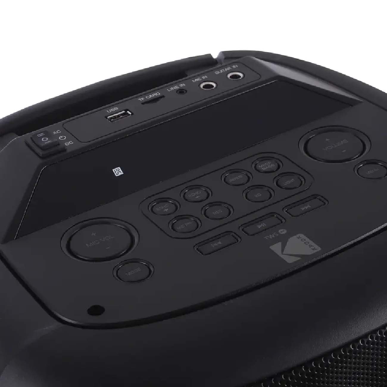 نمای بالا اسپیکر بلوتوثی کداک Kodak PRPS-1728 Retractable Trolley Bluetooth Speaker