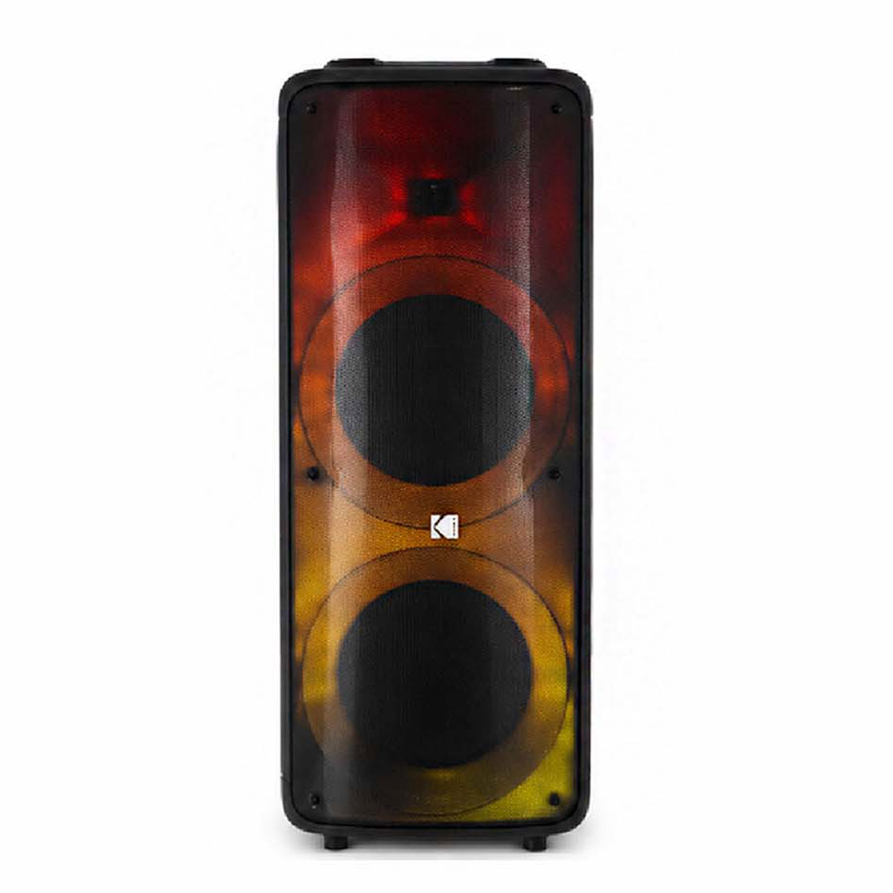 نمای روبه رو اسپیکر بلوتوثی پرتابل کداک Kodak PRPS-1758 Portable Bluetooth Party Speaker