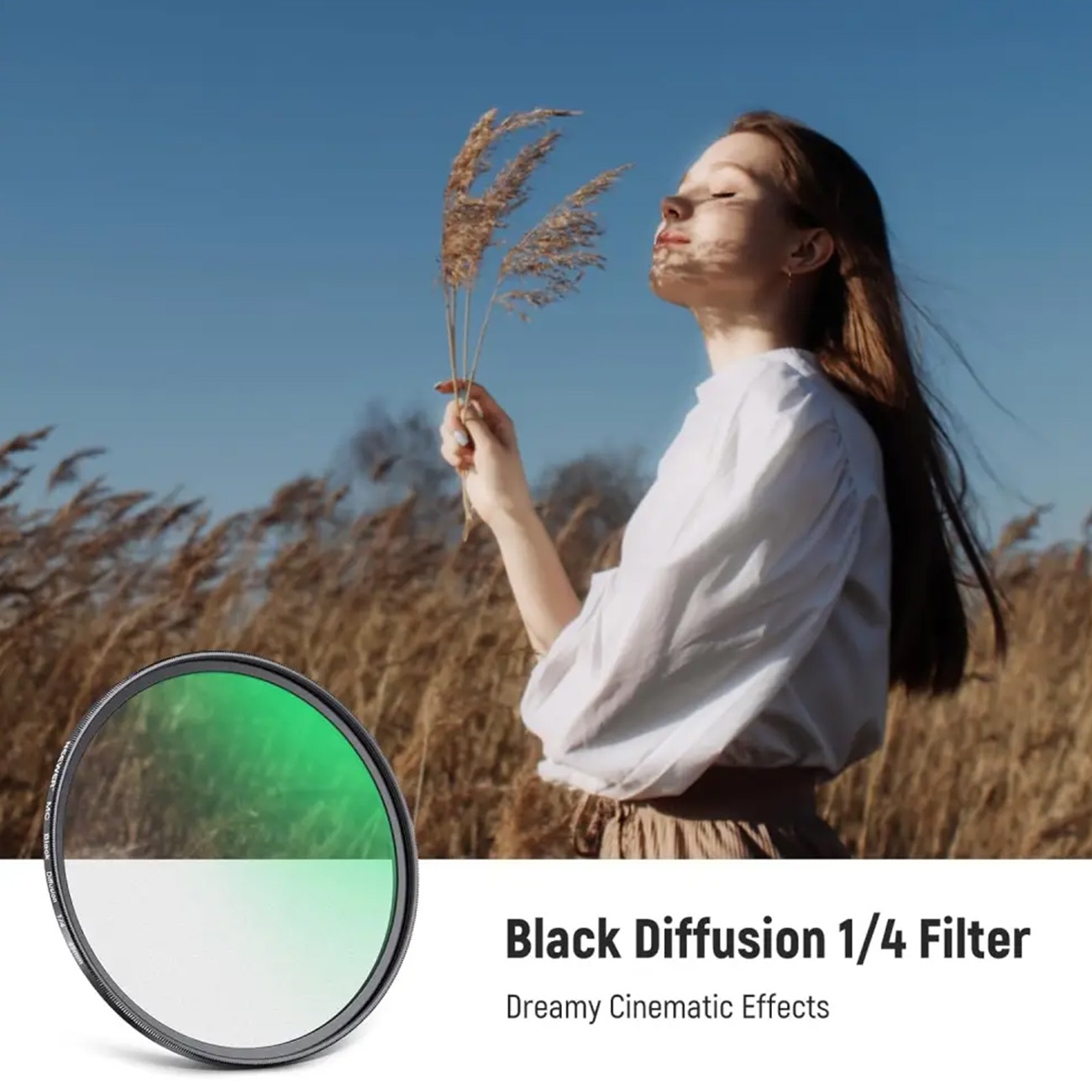 فیلتر1.4 لنز نیور Neewer 77mm Black Diffusion Filter