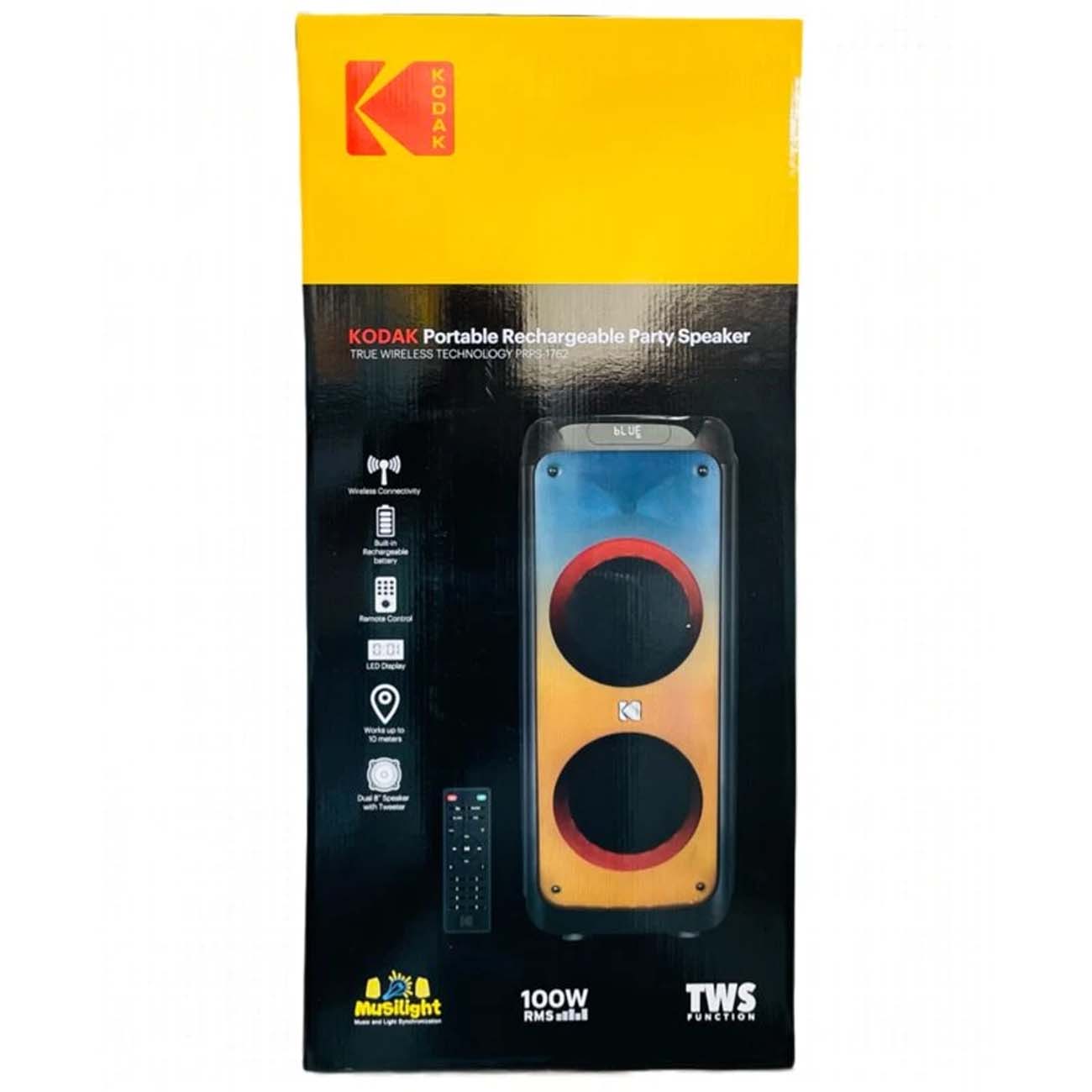 نمای جعبه اسپیکر بلوتوثی کداک Kodak PRPS-1762 Bluetooth Speaker