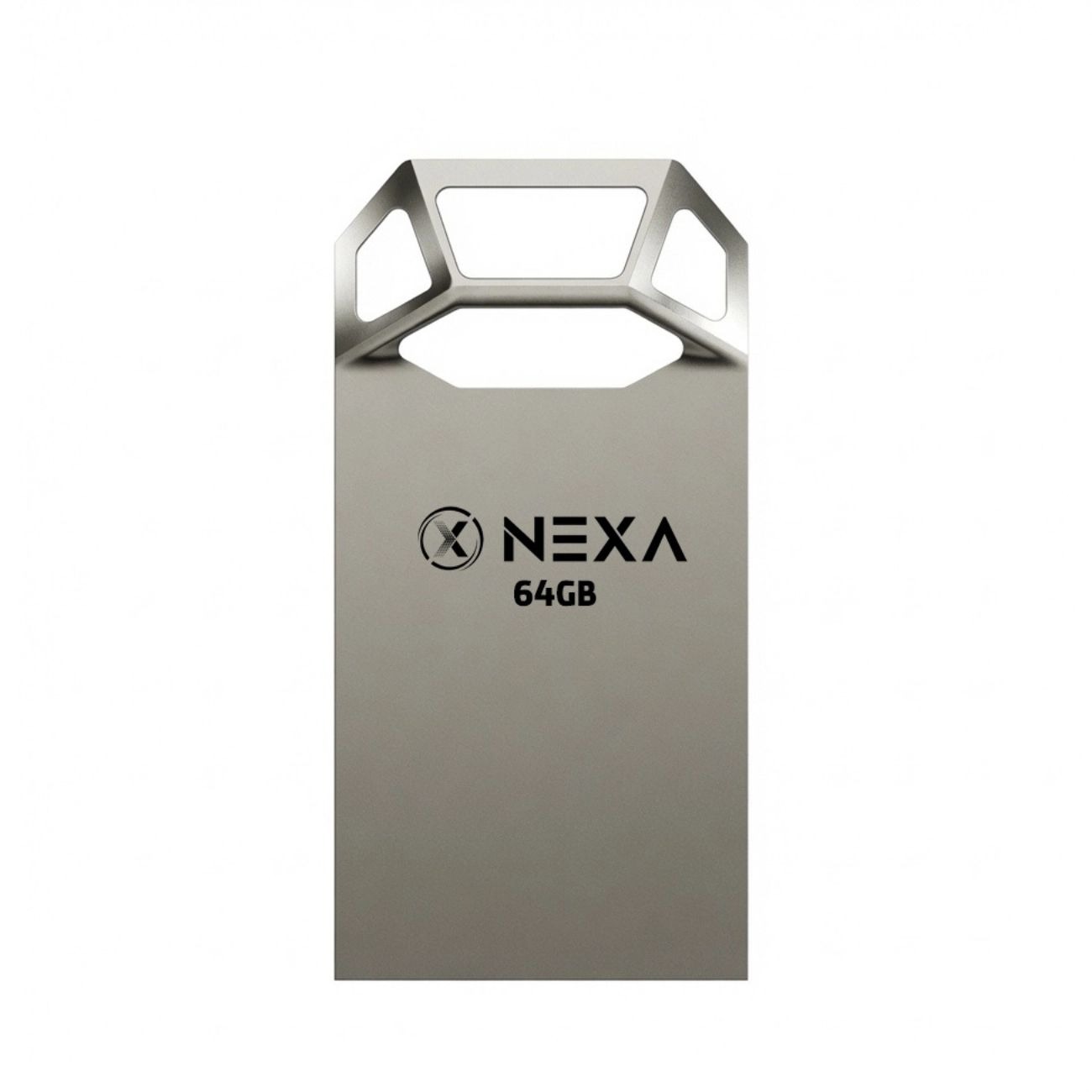 فلش مموری نکسا Nexa Cubic UX208 64GB USB 2.0 Flash Drive silver
