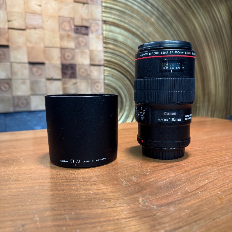 لنز دست دوم Canon EF 100mm f/2.8L Macro IS USM (جعبه ندارد)