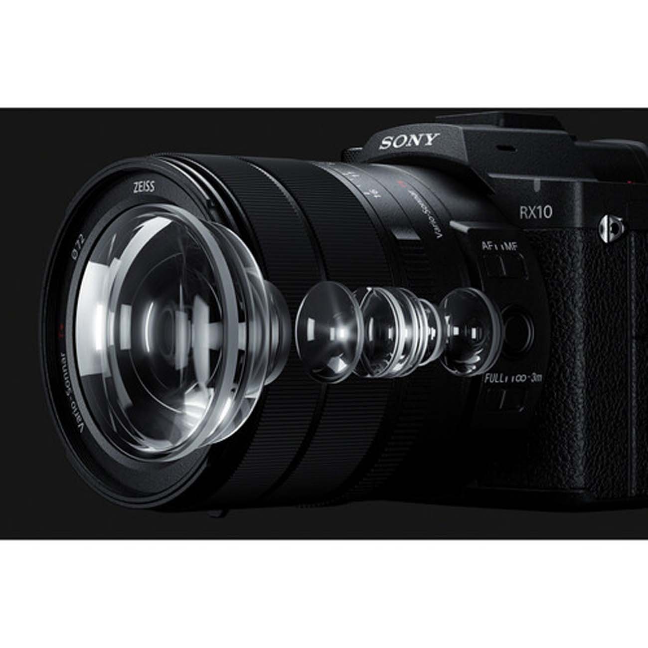 نمای کاربردی دوربین عکاسی سونی Sony RX10 V Digital Camera