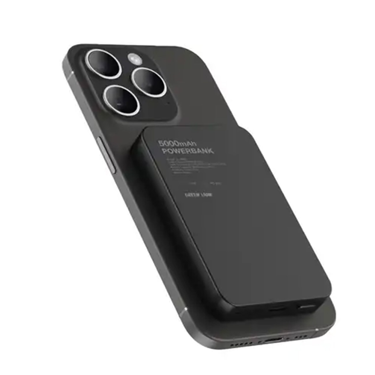پاوربانک وایرلس گرین لاین Green Lion GNMAG5KPBBK 5000mAh Power Bank