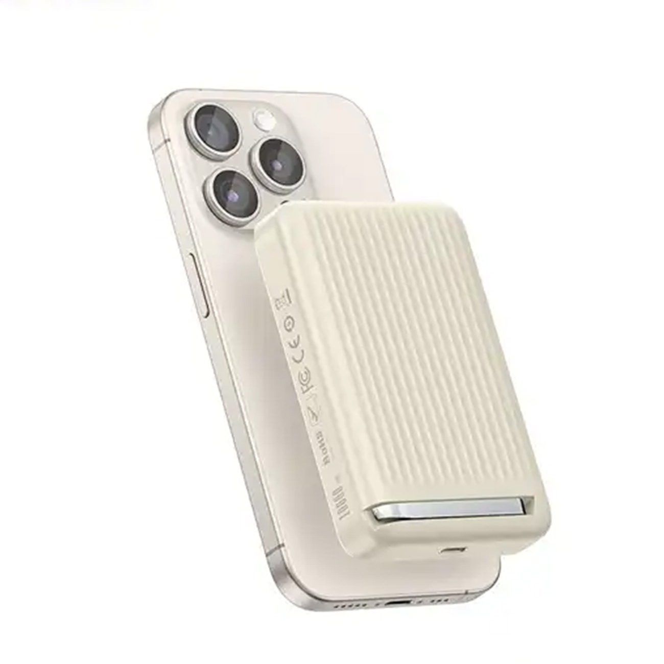پاوربانک وایرلس مگ سیف 30وات 10000 مک دودو Mcdodo Qmag qi2 Power Bank MC-781 white