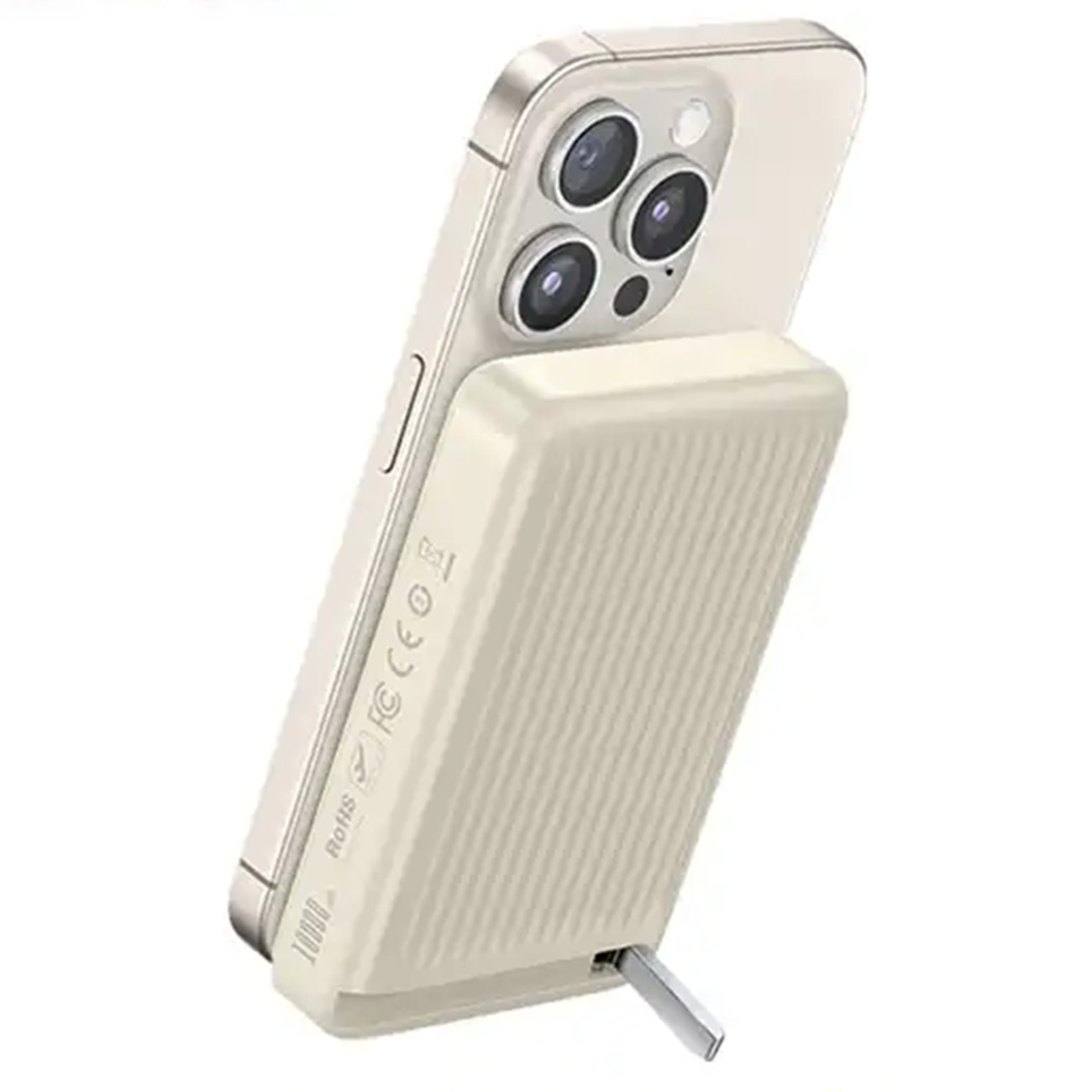 استند پاوربانک وایرلس مک دودو Mcdodo MC 781 Qmag qi2 Power Bank White