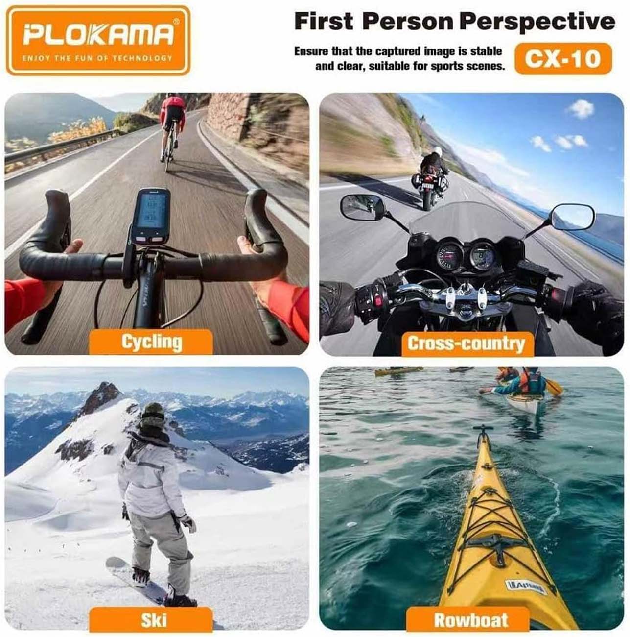 نمای کاربردی از سینه‌بند نگهدارنده موبایل و دوربین پلوکاما Plokama CX-10 Chest Mount Camera & Phone 