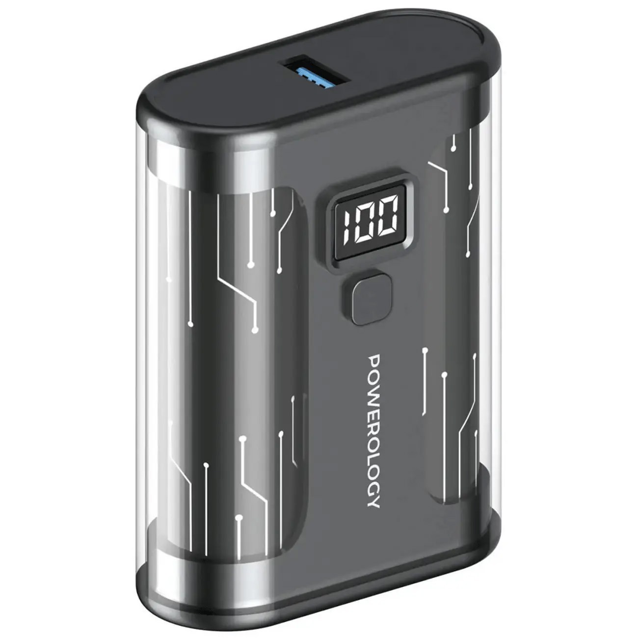 پاوربانک 20 وات 10000 میلی آمپر پاورولوژی Powerology Crystalline Series Power Bank PPBCHA24