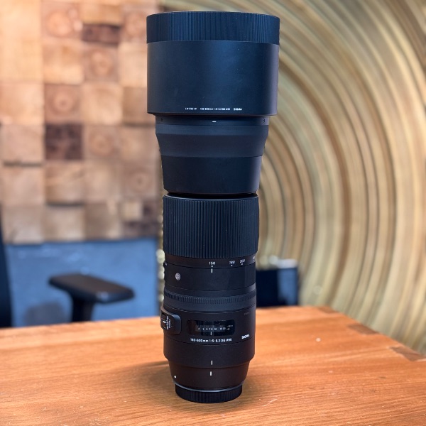 لنز دست دوم سیگما Sigma 150-600mm f/5-6.3 DG OS HSM C for Canon (جعبه ندارد)