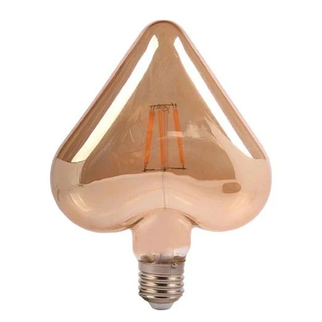 لامپ فلامنتی 6 وات پارس اروند طرح قلب Pars Arvand 6W E27 Heart LED Bulb