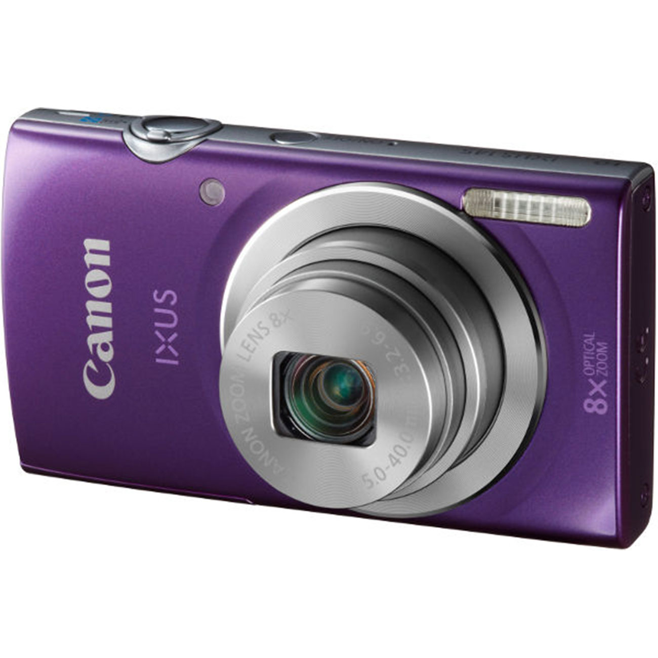 نمای جانبی دوربین کامپکت کانن بنفش Canon IXUS 145 PowerShot 16MP Compact Digital Camera