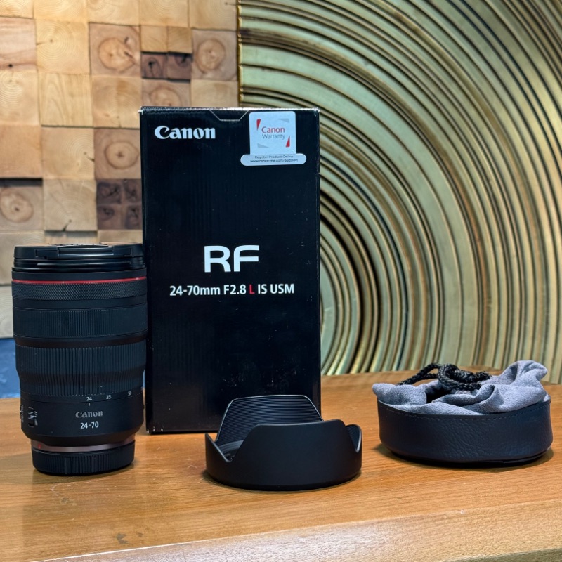 لنز دست دوم بدون‌ آینه کانن Canon RF 24-70mm f/2.8 L IS USM (جعبه دارد)