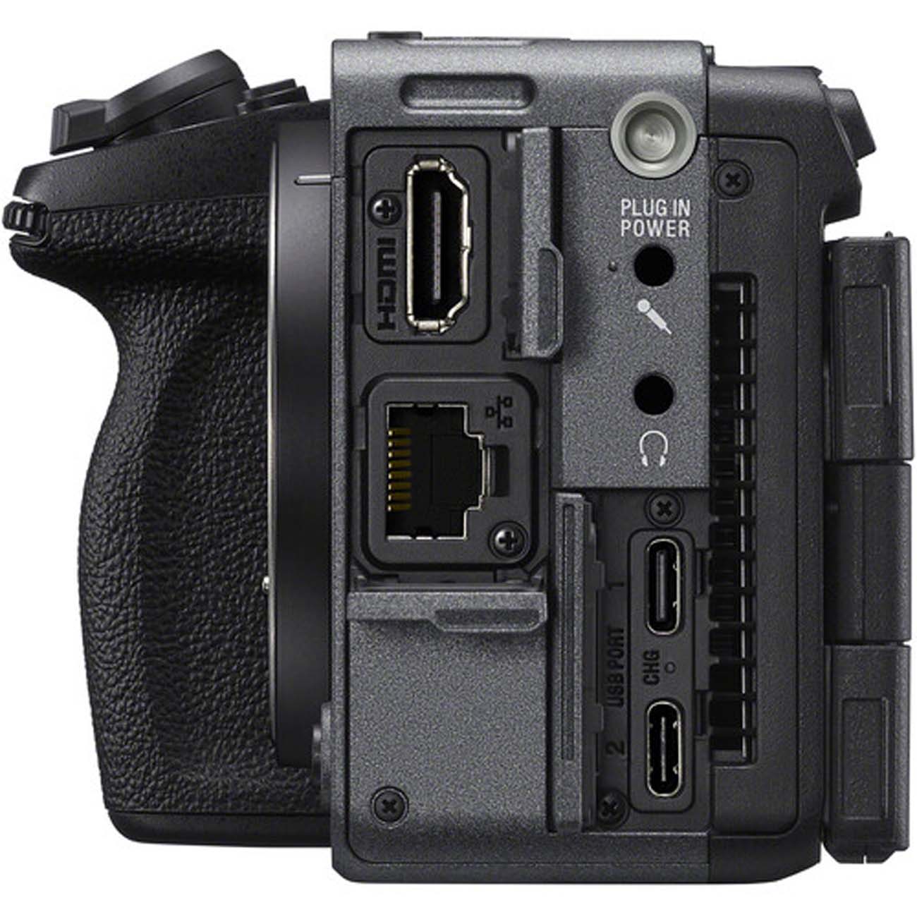 نمای سمت راست دوربین سینمایی سونی Sony FX5 Cinema Camera