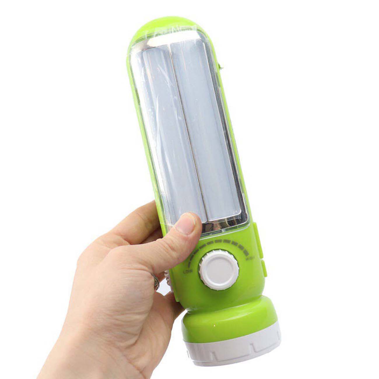 نمای اندازه چراغ قوه ویداسی Weidasi WD-307 Rechargeable Dual-Mode Emergency Light Green