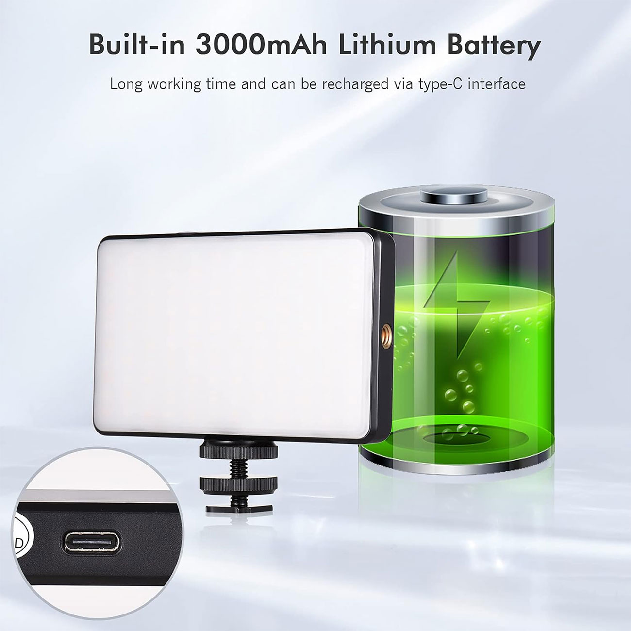 نمای کاربردی نور ثابت ال ای دی ST120 RGB LED Photography Video Fill Light