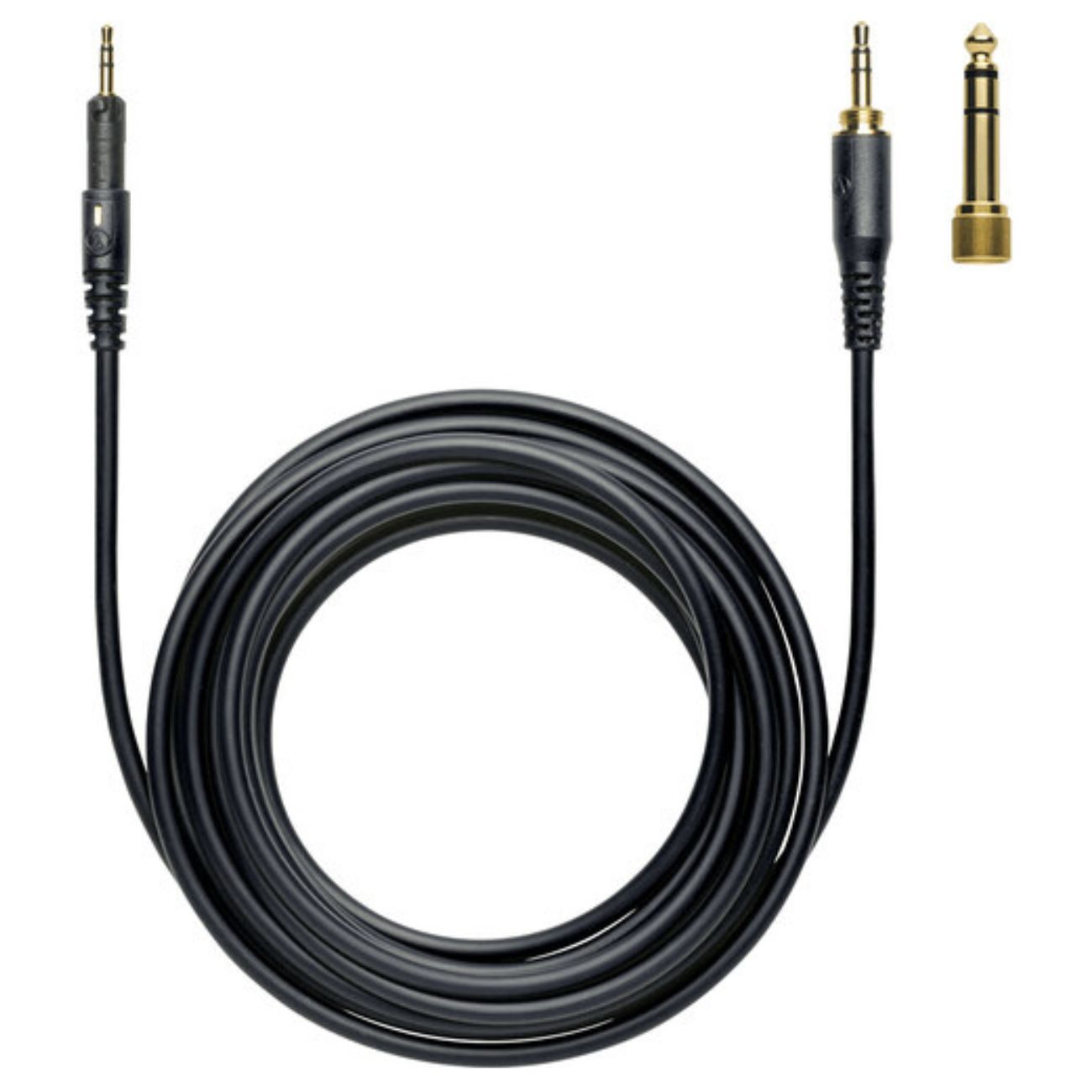 نمای کابل هدفون مانیتورینگ آدیو تکنیکا Audio Technica ATH-M60x On-Ear Monitor Headphones Black