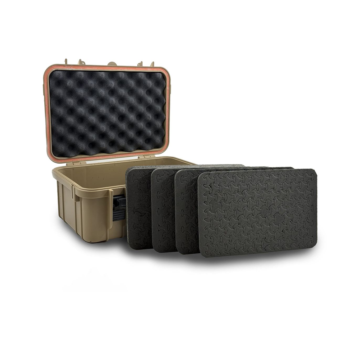عکس از فوم های هاردکیس دوربین عکاسی سبز زیتونی Camera Hard Case Olive Green