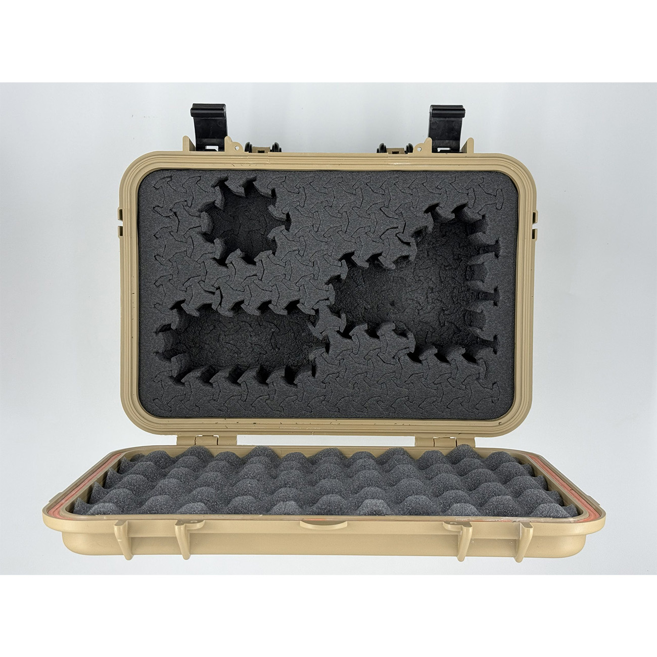 عکس از نمای بالا هاردکیس دوربین عکاسی سبز زیتونی Camera Hard Case Olive Green
