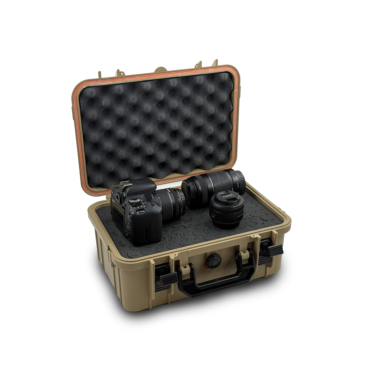 عکس از جعبه هاردکیس دوربین عکاسی سبز زیتونی Camera Hard Case Olive Green
