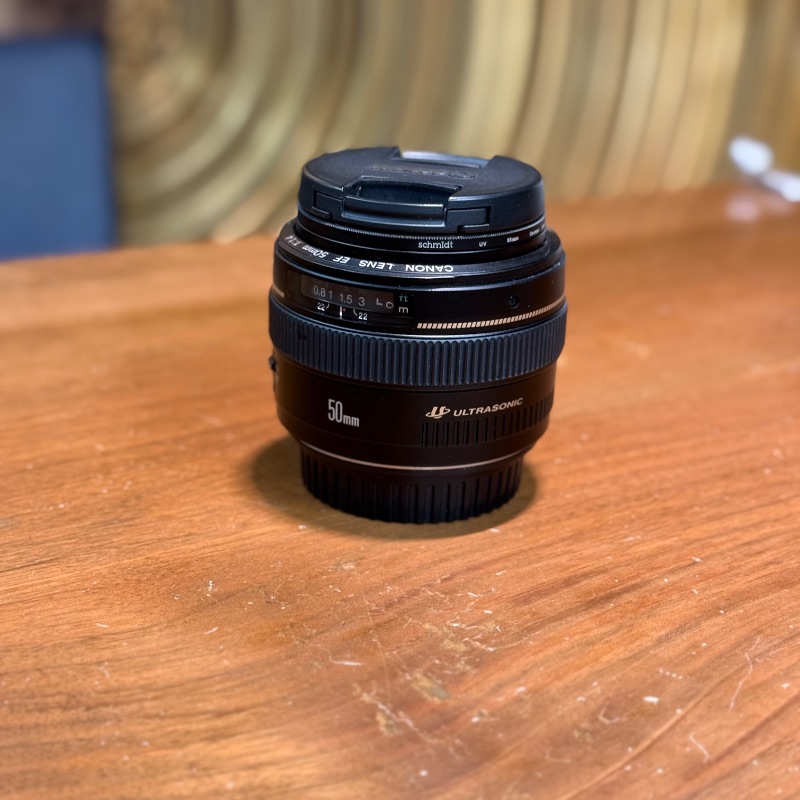 لنز دست دوم Canon EF 50mm f/1.4 USM Lens (جعبه دارد)