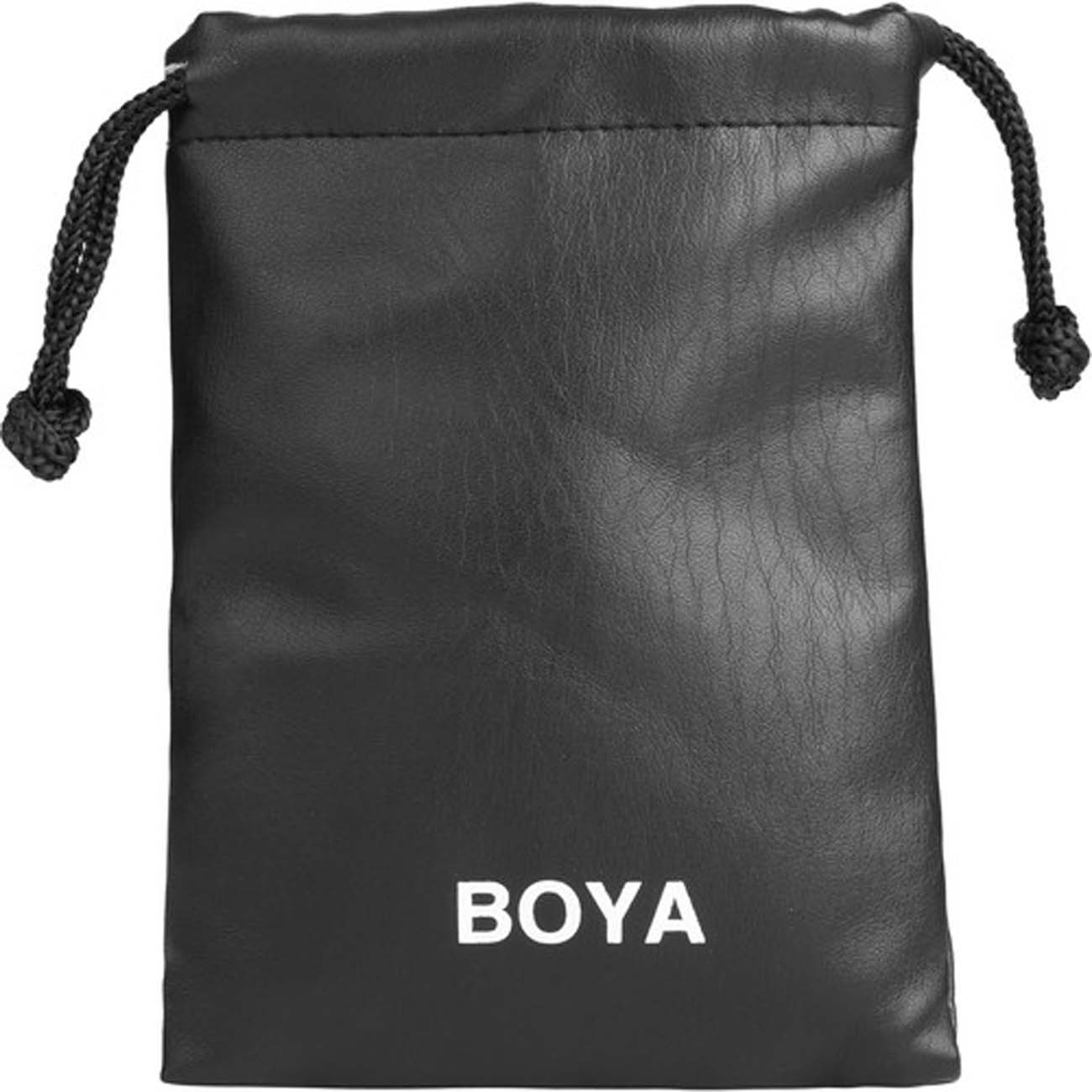 نمای کیف محافظ میکروفون بویا Boya BY-MM1 Mini Cardioid Condenser Microphone