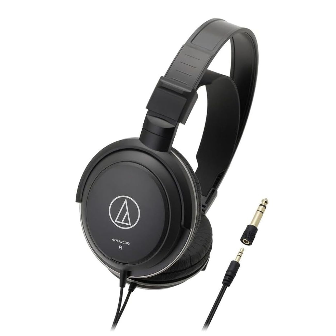 نما با کابل هدفون مانیتورینگ آدیو تکنیکا Audio-Technica ATH-AVC200 Monitoring Headphones Black