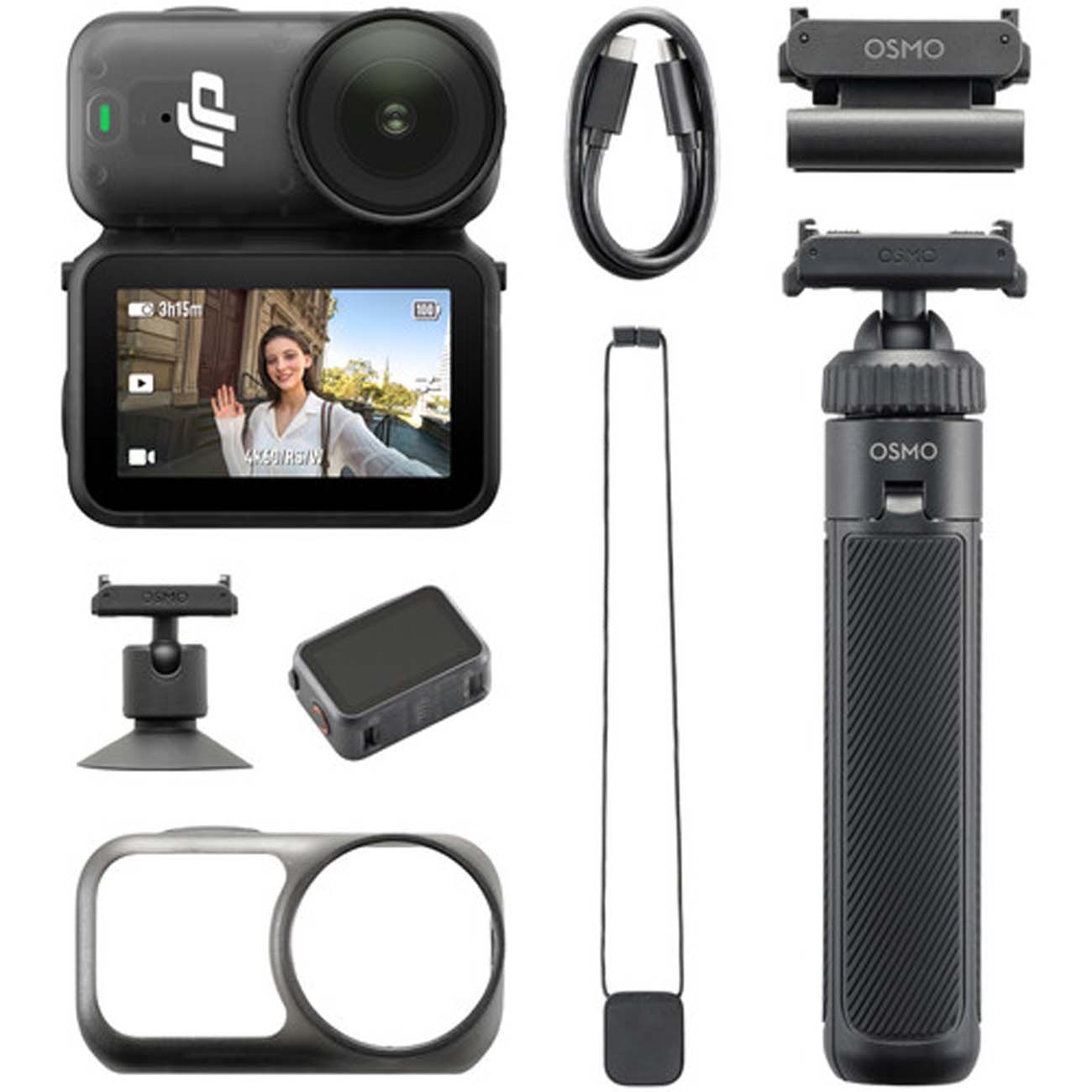 نمای اقلام دوربین اکشن دی‌جی‌آی DJI Osmo Nano On-the-Go Combo 128GB Action Camera