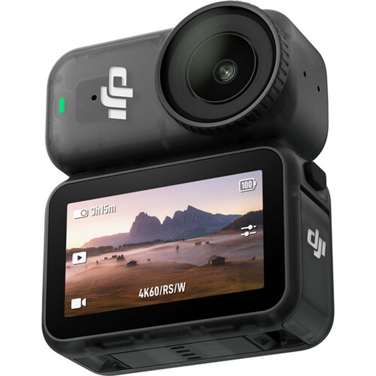 نمای جانبی دوربین اکشن دی‌جی‌آی DJI Osmo Nano On-the-Go Combo 128GB Action Camera