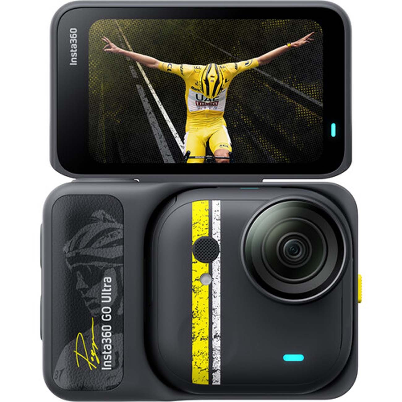 دوربین اکشن اینستا۳۶۰ Insta360 GO Ultra Tadej Pogačar Edition Action Camera Tour Yellow
