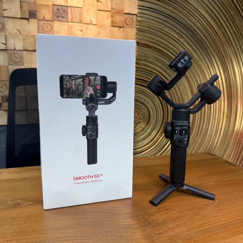 گیمبال دست دوم موبایل ژیون Zhiyun Smooth 5S AI Smartphones Gimbal