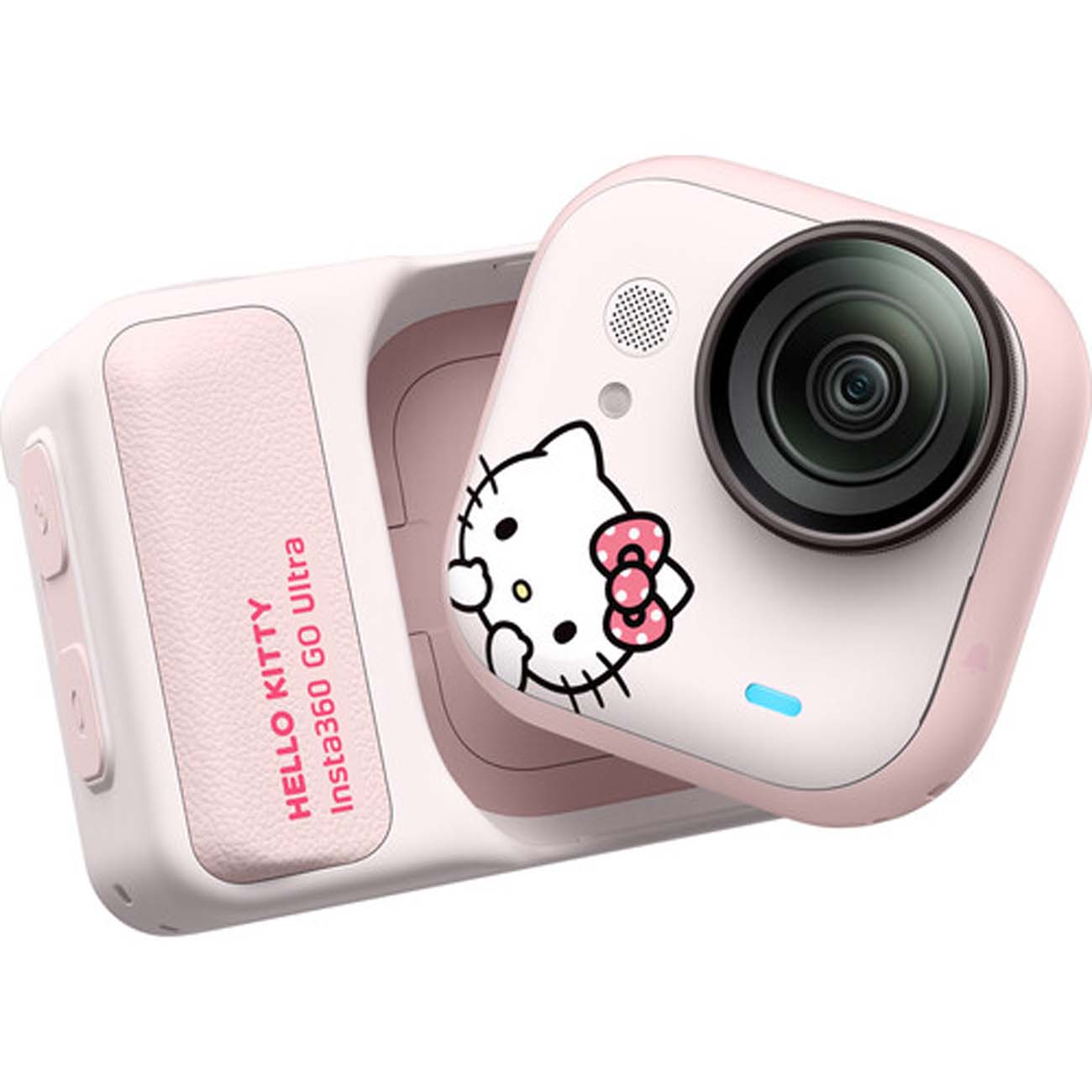 نمای کلی دوربین ورزشی و اکشن اینستا۳۶۰ Insta360 GO Ultra x Hello Kitty Limited Edition Action Camera