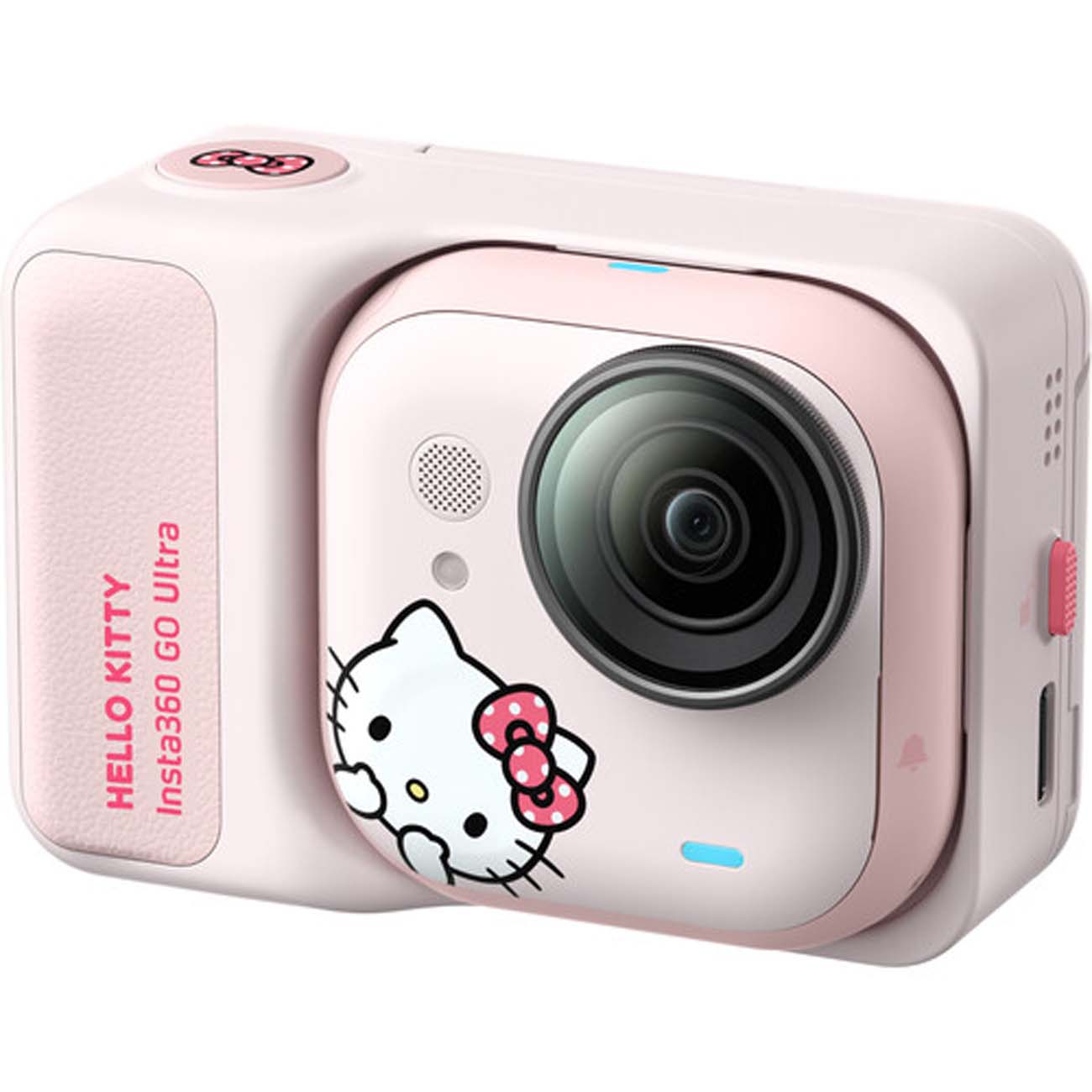 نمای جانبی دوربین ورزشی اینستا۳۶۰ Insta360 GO Ultra x Hello Kitty Limited Edition Action Camera