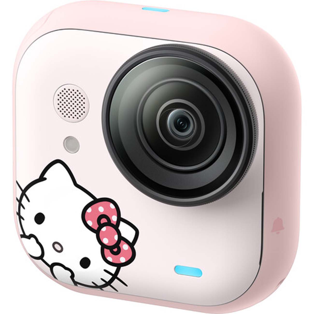 نمای جانبی دوربین اکشن هلو کیتی اینستا۳۶۰ Insta360 GO Ultra x Hello Kitty Limited Edition Action Cam