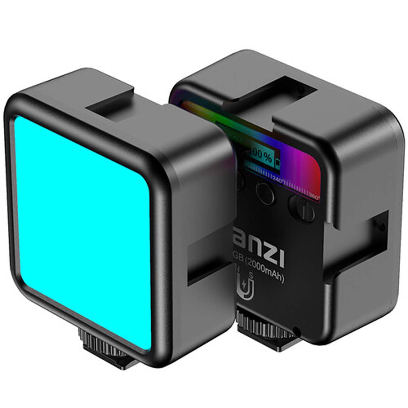 نمای کلی پنل نور جیبی اولانزی Ulanzi 2287C Mini Pocket 49 RGB Video LED Light