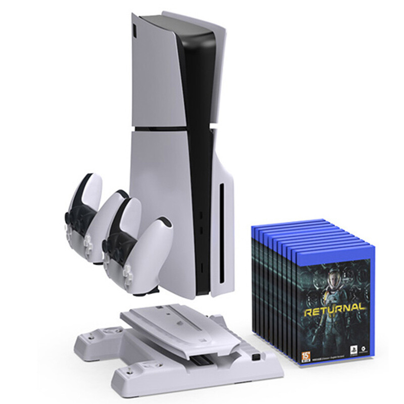 کاربرد خنک کننده و شارژر دسته پلی استیشن 5 دابی Dobe TP5-3537D PS5 Pro Charging Stand With Cooling F