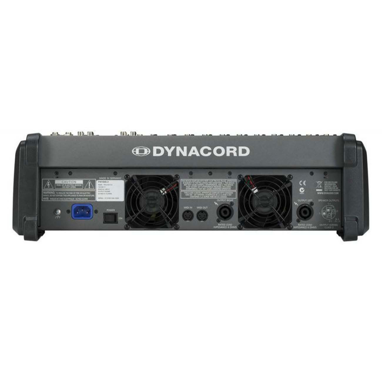 نمای پشت پاور میکسر دایناکورد Dynacord PowerMate 1000-3 Power Mixer