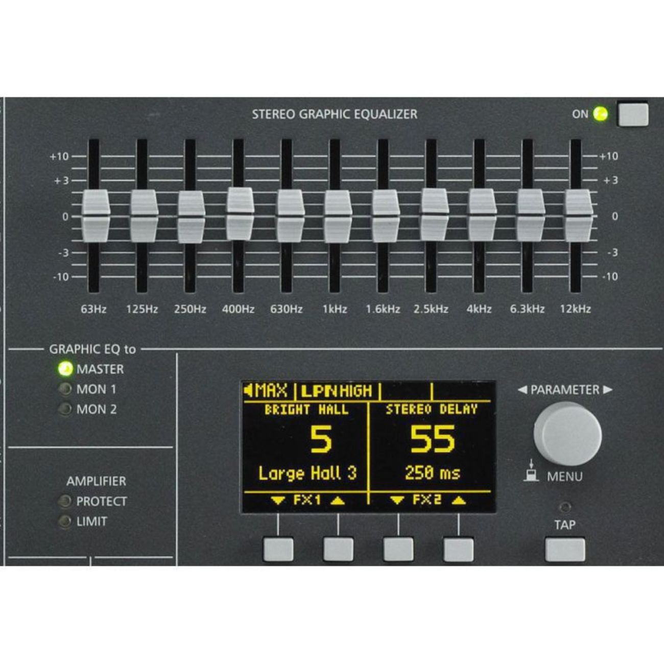 نمای نزدیک میکسر صدا دایناکورد Dynacord CMS 1000-3 Grade 1 Analog Mixer