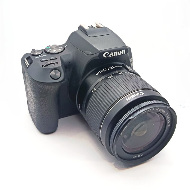 دوربین دست دوم عکاسی کانن Canon EOS 250D Kit EF-S 18-55 mm f/3.5-5.6 III (۷۰۰۰ شات)