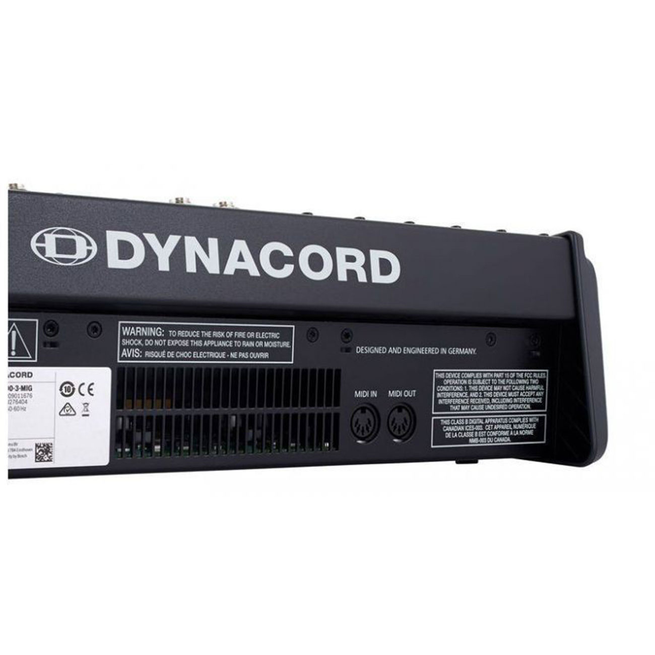 نمای پشت میکسر صدا دایناکورد Dynacord CMS 600-3 Grade 1 Analog Mixer