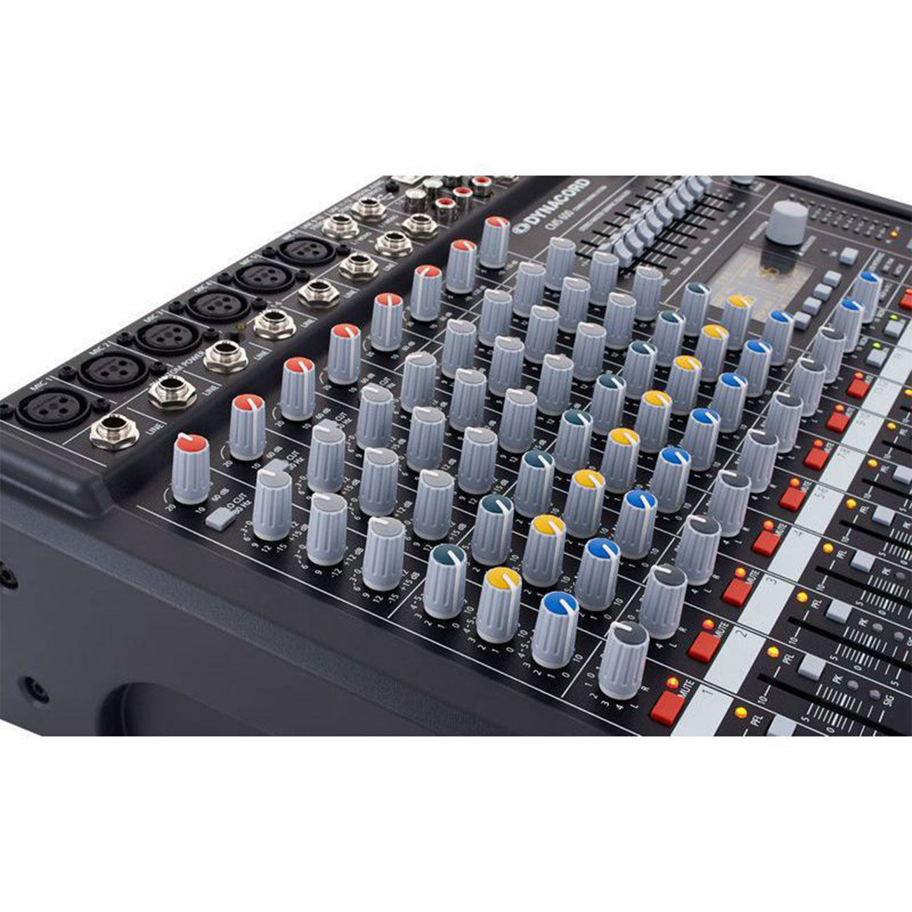 نمای نزدیک از میکسر صدا آنالوگ دایناکورد Dynacord CMS 600-3 Grade 1 Analog Mixer